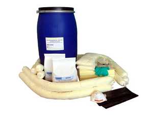 Kit antisversamento prod.chimici contenitori cilindrici omol. ONU Lt.128